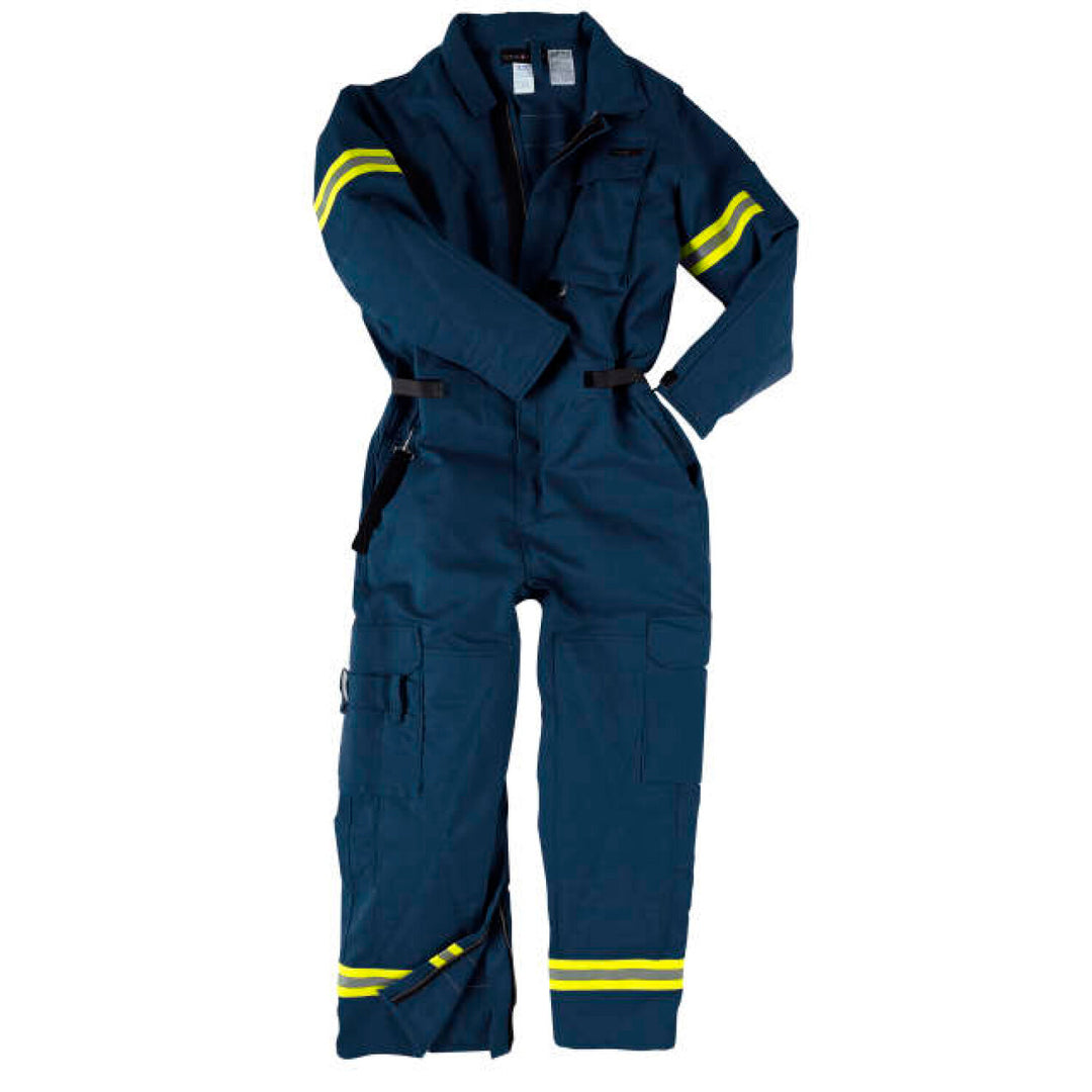 Neese VI9CAE 9 oz Indura® FR Extrication Coverall (CAT 2) - Navy