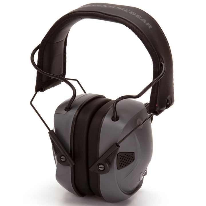 Pyramex VGPME32BT Amp BT NRR 26db Electronic Hearing Protector w/ Blue Tooth - Urban Gray