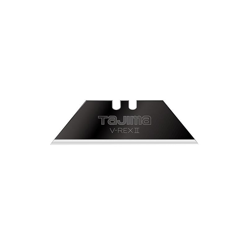 Tajima VRB2-50B V-REX II, premium tempered steel utility knife blades, 50-blade safety dispenser