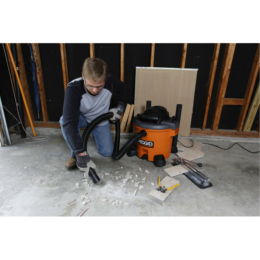 Ridgid 40123 Wet/Dry Vacuum WD1270EX 12 Gallon Portable Vac