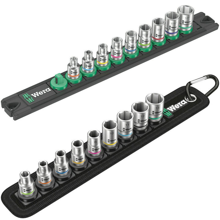 Wera Zyklop Socket Set Combo Set, 18 Pc.