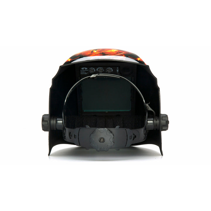 Pyramex WHAM3030FL Auto Darkening Helmet - Flame 98x87 mm