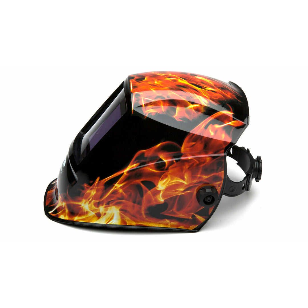 Pyramex WHAM3030FL Auto Darkening Helmet - Flame 98x87 mm