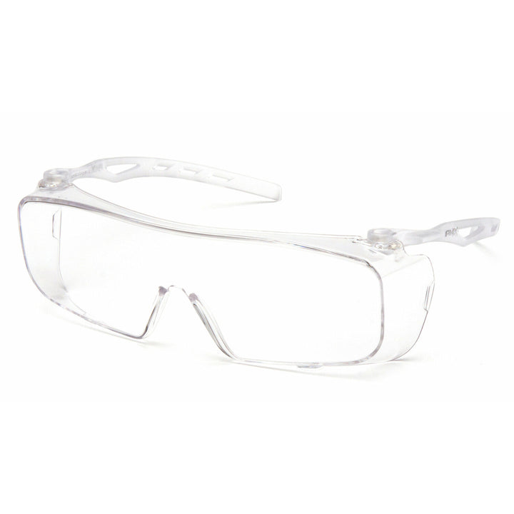 Pyramex PYS9910ST Cappture Retail Clear H2X Anti-Fog Lens with Clear Temples