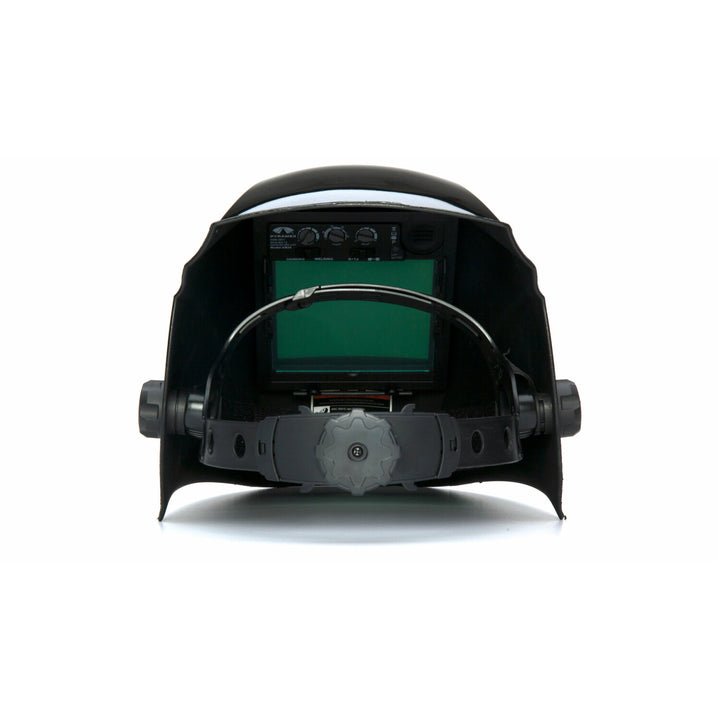 Pyramex WHAM3030GB Auto Darkening Helmet - Glossy Black 98x87 mm
