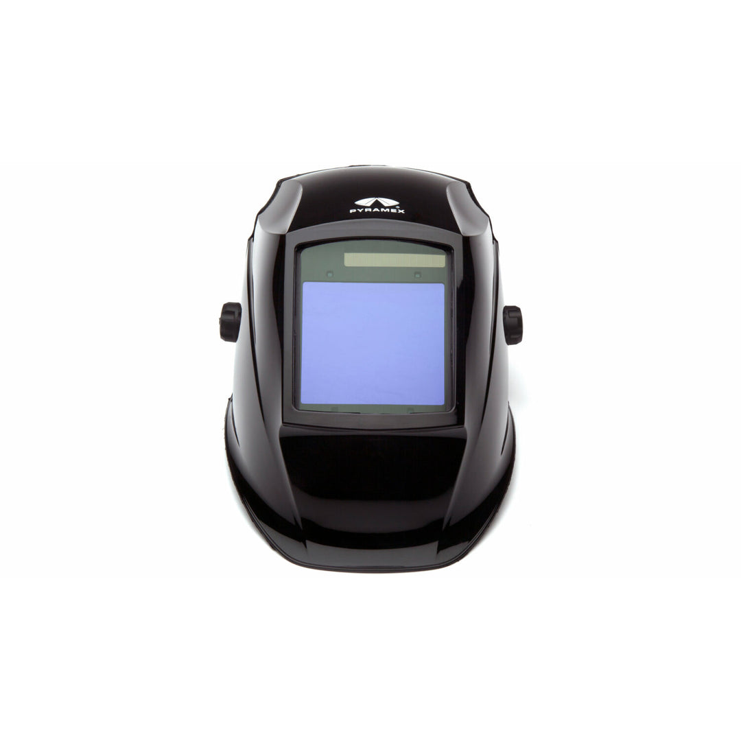 Pyramex WHAM3030GB Auto Darkening Helmet - Glossy Black 98x87 mm