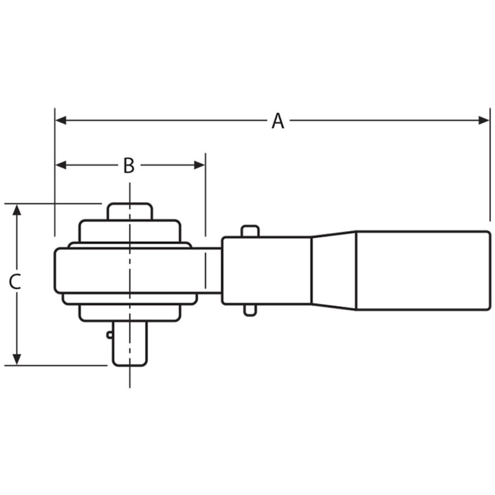 Wright Tool 9S393A Torque Multiplier 1/2" Sq F - 1" Sq M Output Capacity 3,200 ft lbs