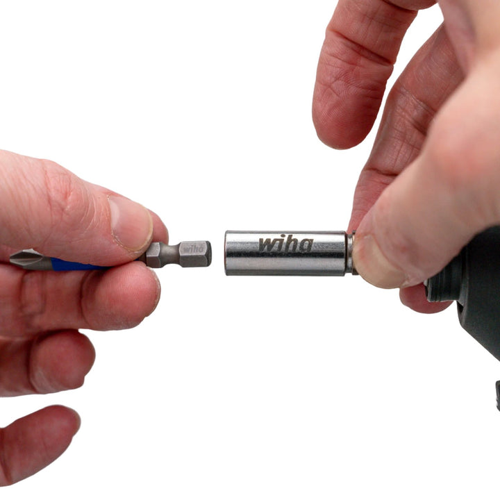 Wiha 71496 SlimFix Impact Rated Locking 1/4" Bit Holder For 1/4" Insert Bits