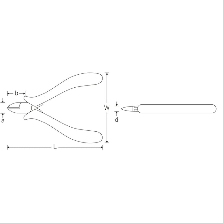 Stahlwille 67076000 Electronic side cutter