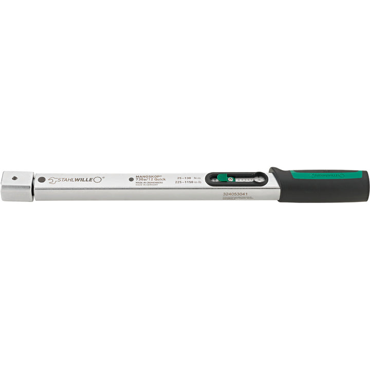 Stahlwille 50584012 730 Quick Basic wrench, Size a/12; 25-130 Nm