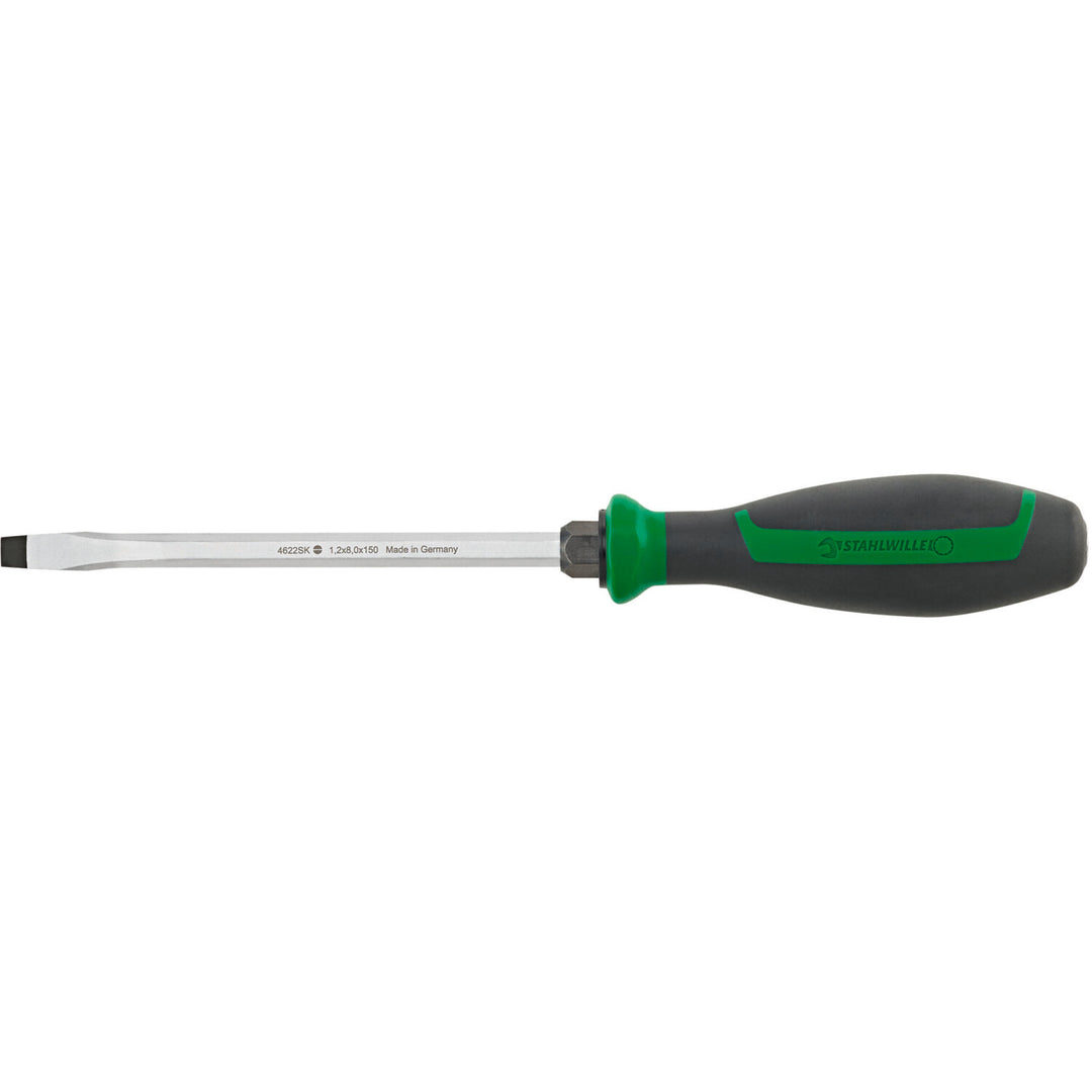 Stahlwille 46223314 Drall + Slotted  Screwdriver, Size 7 mm