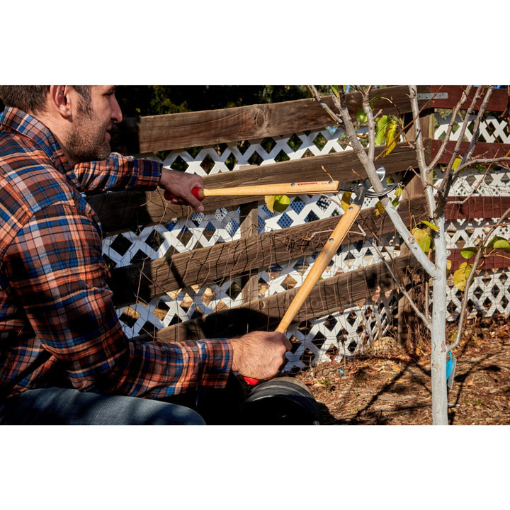 Corona WL 3351 Wooden Handle Bypass Lopper, 26 in. 1-1/2 in. Cut Capacity