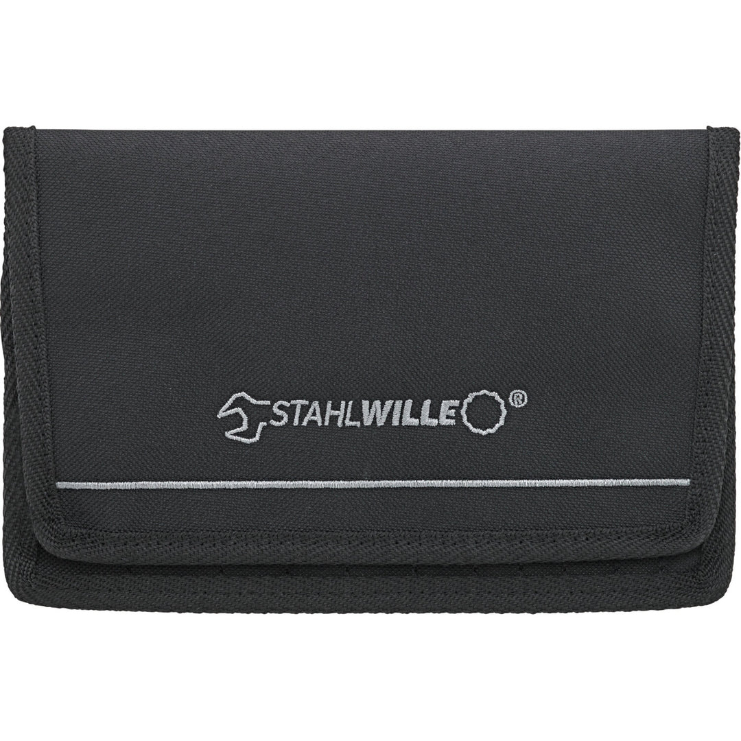 Stahlwille 96400653 12/10 Small Double Open Ended Spanner Electric Set w/ Wallet, 10 Pieces