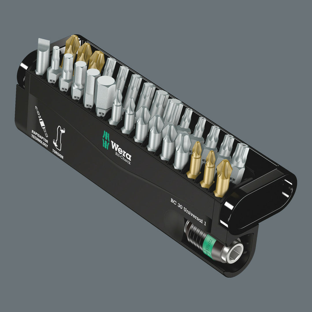 Wera Bit-Check 30 Universal 1, 30 pieces