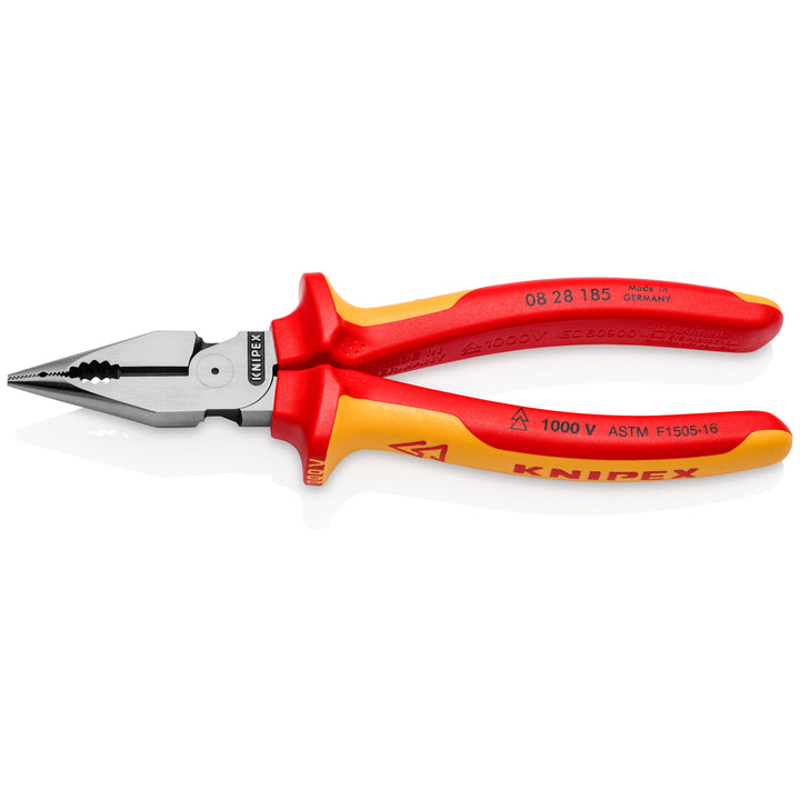 Knipex 08 28 185 US 7 1/4" Needle-Nose Combination Pliers-1000V Insulated