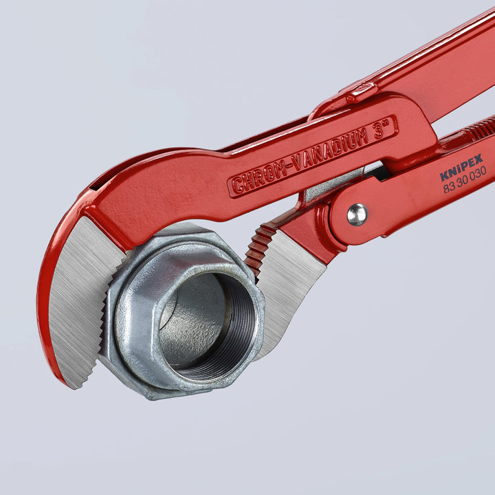 Knipex 83 30 030 Swedish Pipe Wrench-S-Type, 29 3/4"
