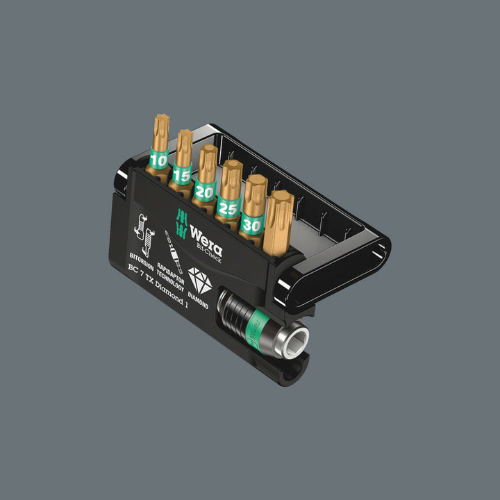 Wera Bit-Check 7 TX Diamond 1, 7 pieces