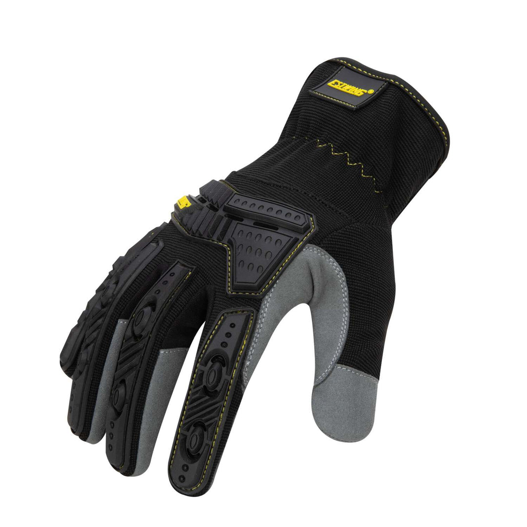 Estwing EWIMPSC0508 Impact Speedcuff Gloves in Black and Gray, Small