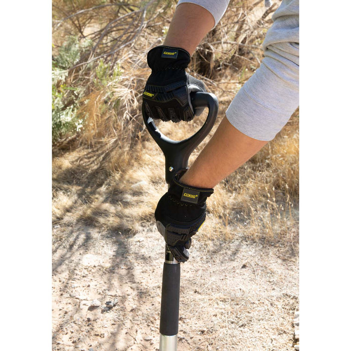 Estwing EWIMPSC0509 Impact Speedcuff Gloves in Black and Gray, Medium