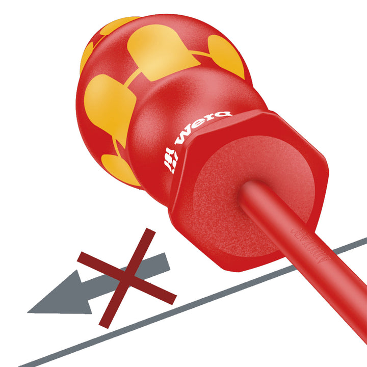 Wera 168 i SB VDE Insulated screwdriver for square socket head screws, # 1 x 80 mm