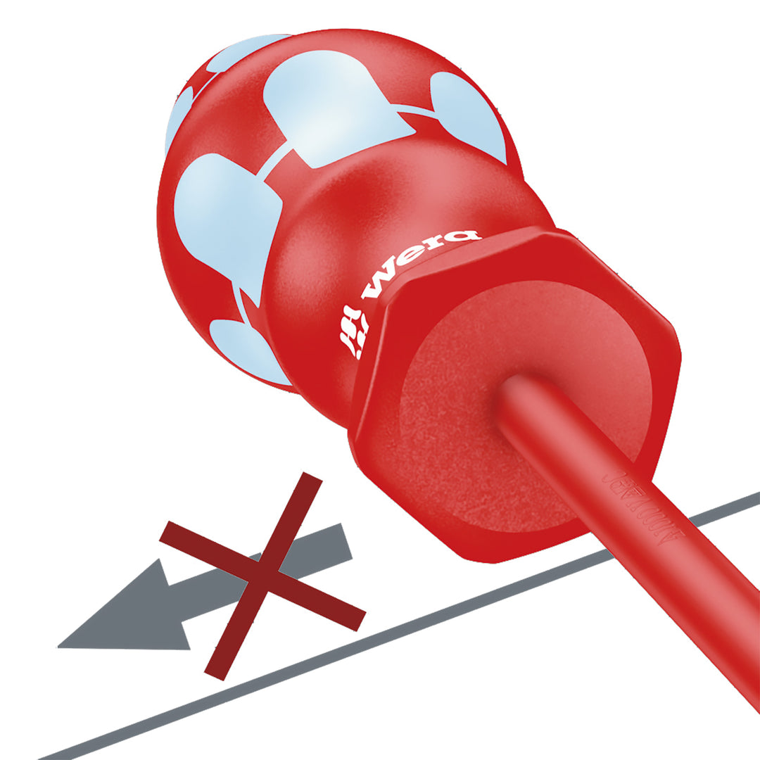 Wera 3167 i VDE-insulated TORX® screwdriver, stainless steel, TX 9 x 80 mm