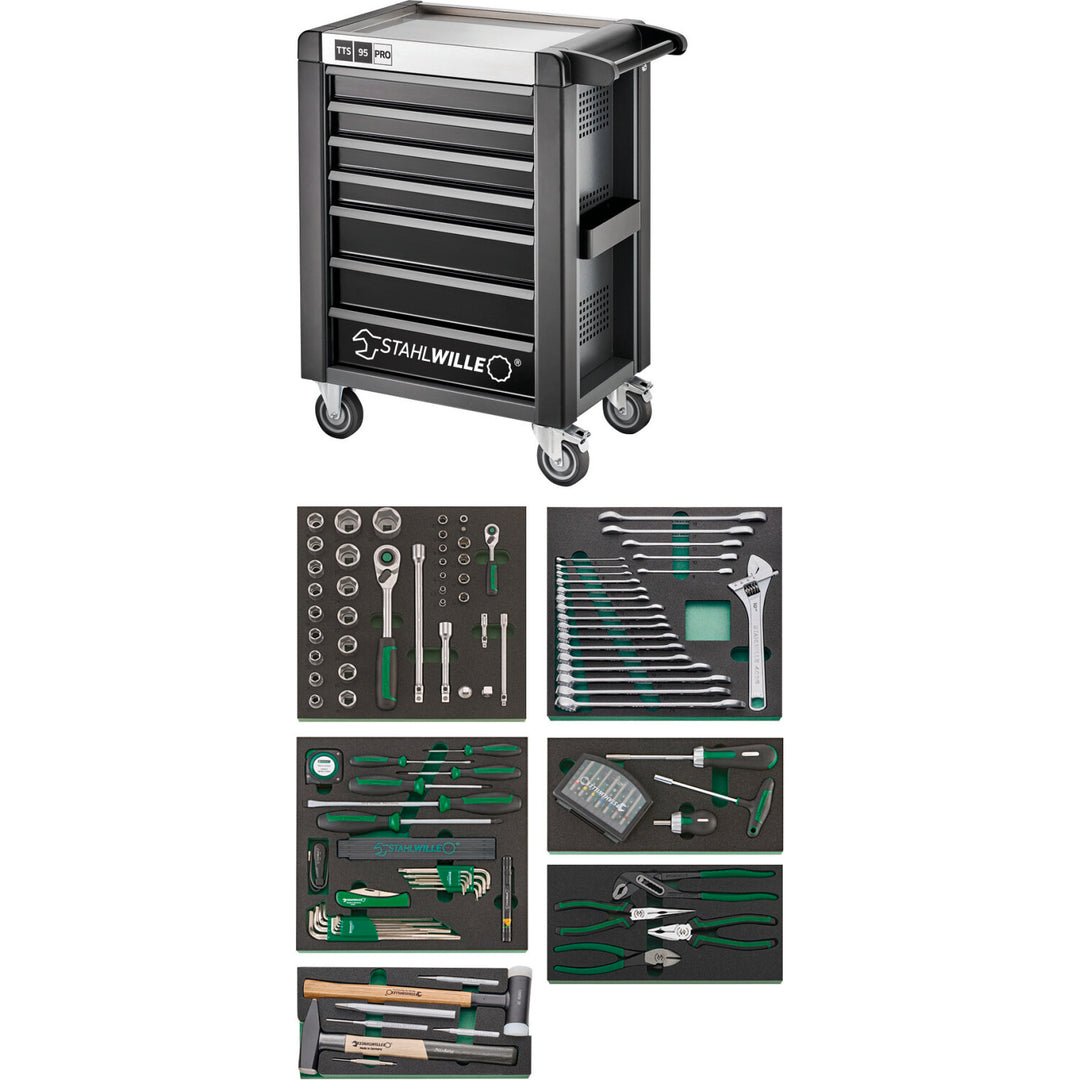 Stahlwille 98830192 Assortment tools with tool trolley