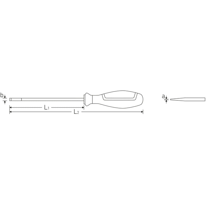 Stahlwille 46283135 4628 DRALL+ 3.5 x 100mm Slotted Screwdriver