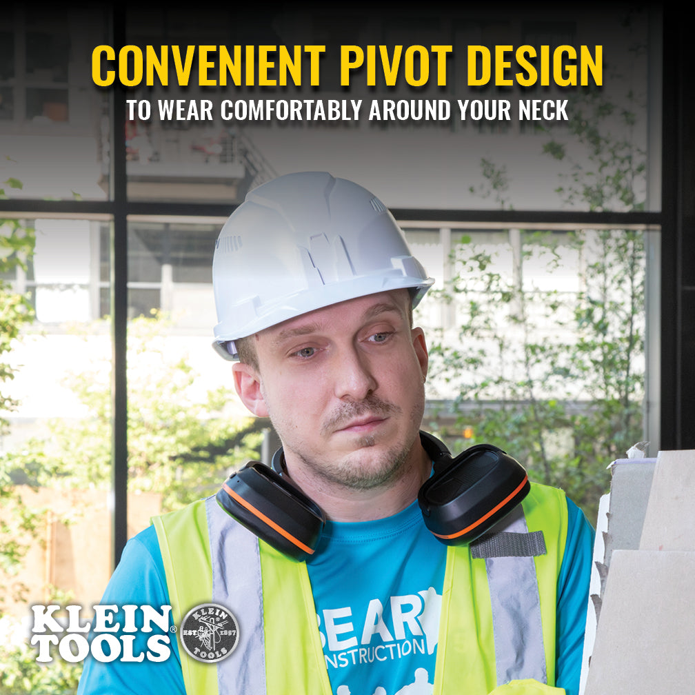 Klein Tools AESBH1 Bluetooth Behind-The-Head Earmuffs