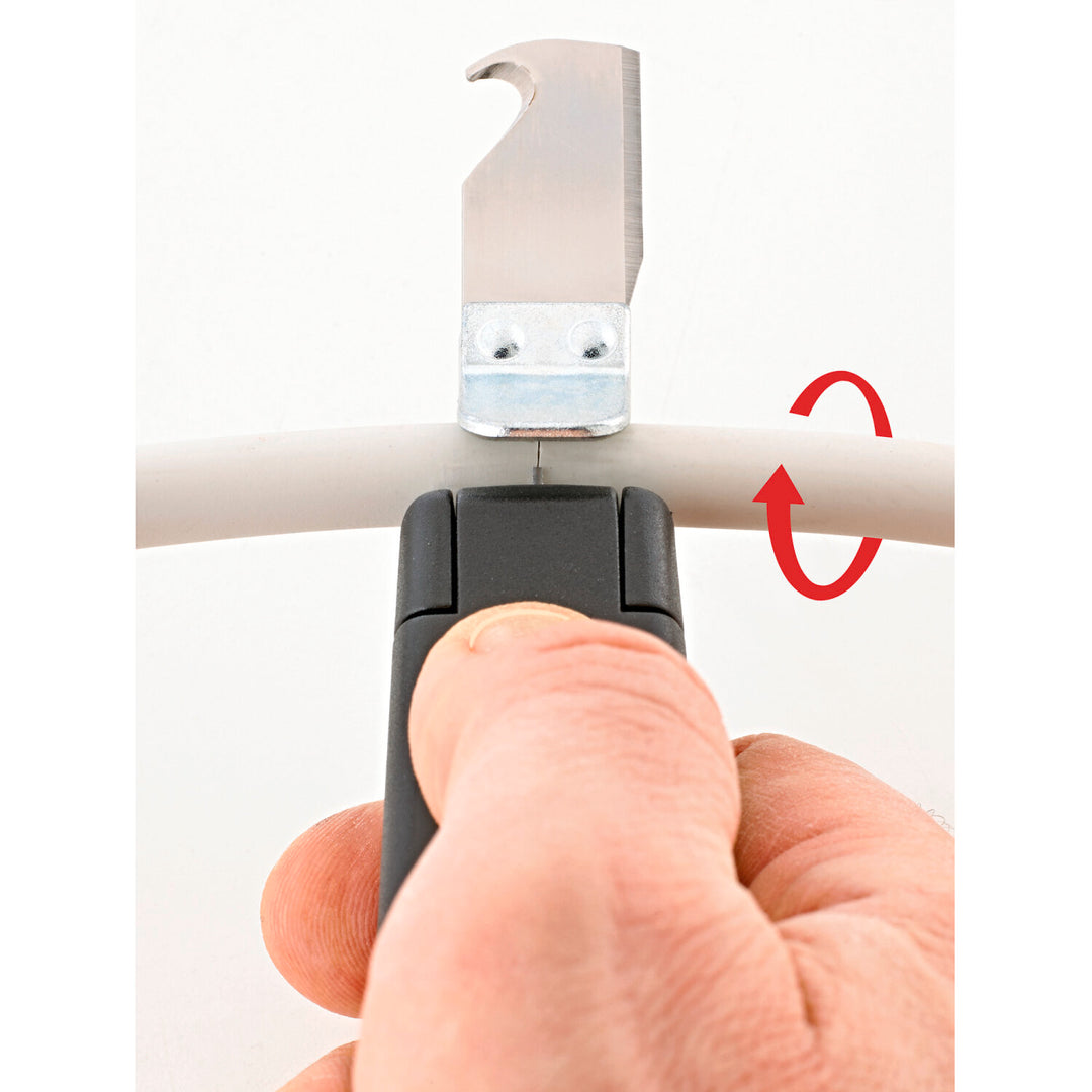 Stahlwille 77620010 12967 Wire Stripping Knife with Hooked Blade