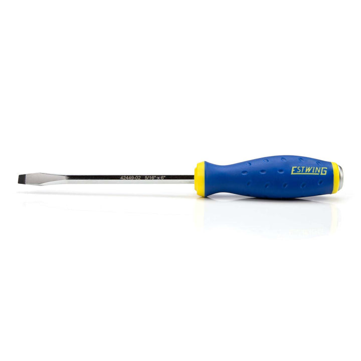 Estwing 42449-02 5/16-Inch x 6-Inch Slotted Heavy Duty Hex Shaft Demolition Screwdriver with Magnetic Tip
