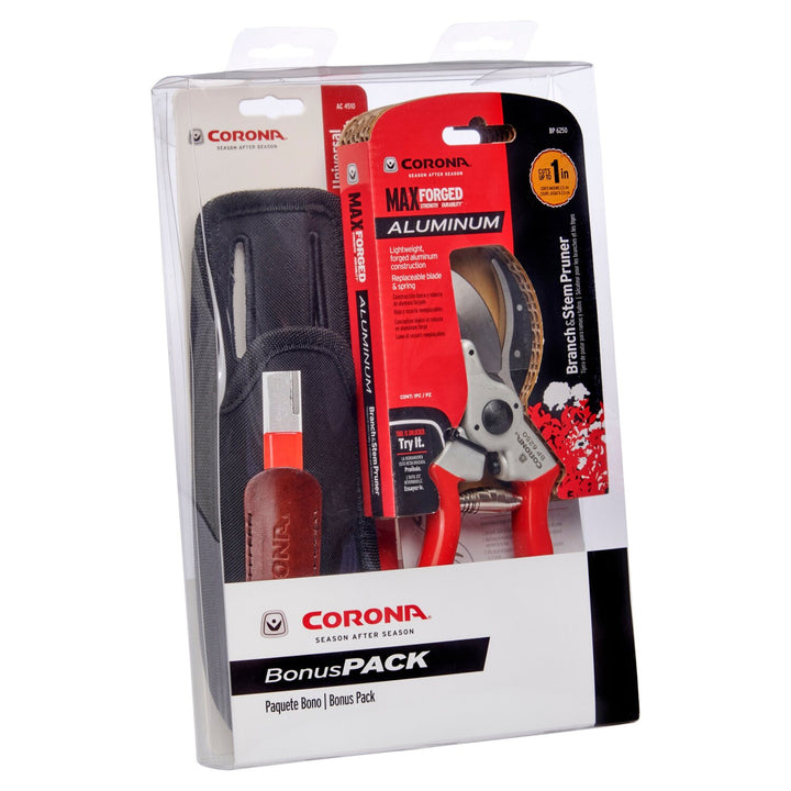 Corona SP 6250 Aluminum Bypass Pruner Bonus Pack