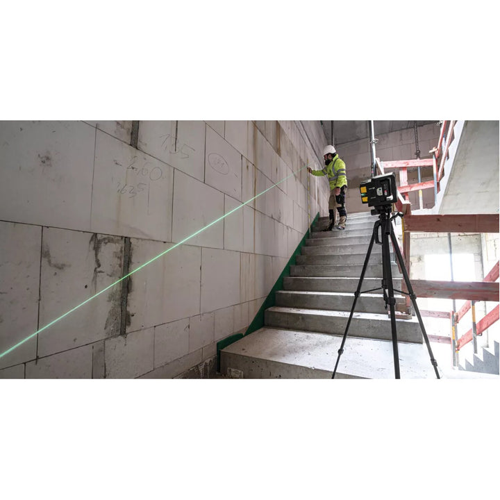 Stabila 03510 Cross-line laser LAX 500 G, 12 V system, 5-piece set, without rechargeable battery and charger