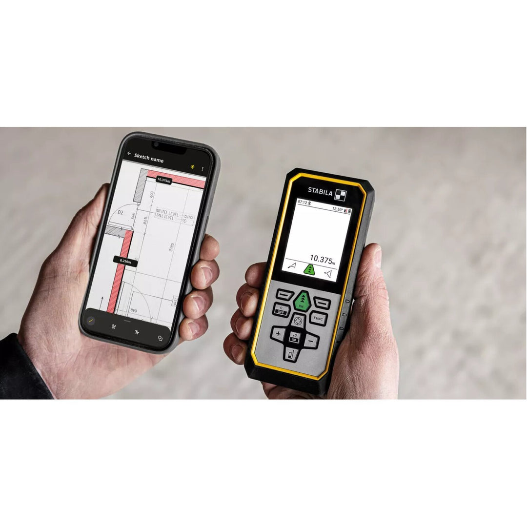 Stabila 06530 Laser Distance Measurer LD 530 BT, Bluetooth 5.0