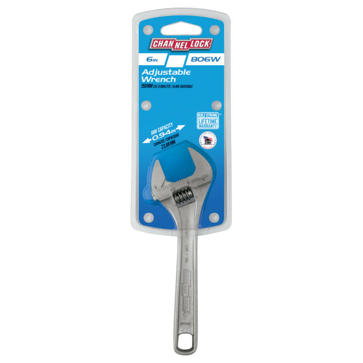 Channellock 806W 6-Inch Adjustable Wrench