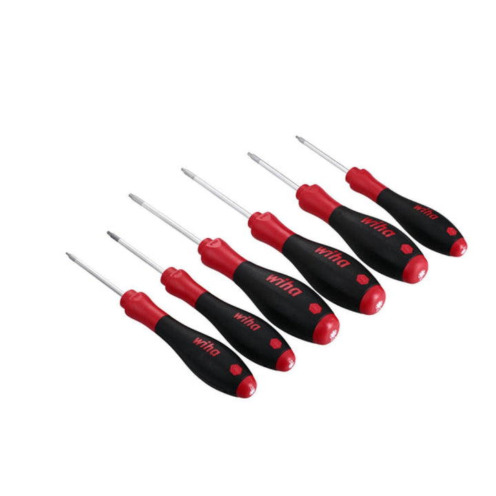 Wiha Tools 36291 SoftFinish Torx Screwdriver 6 Piece Set T6-T15