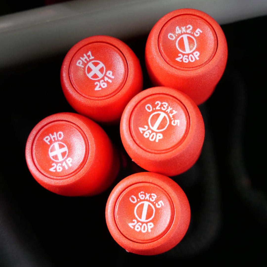 Wiha Tools 26195 5 Piece PicoFinish Slotted and Phillips Precision Screwdriver Set