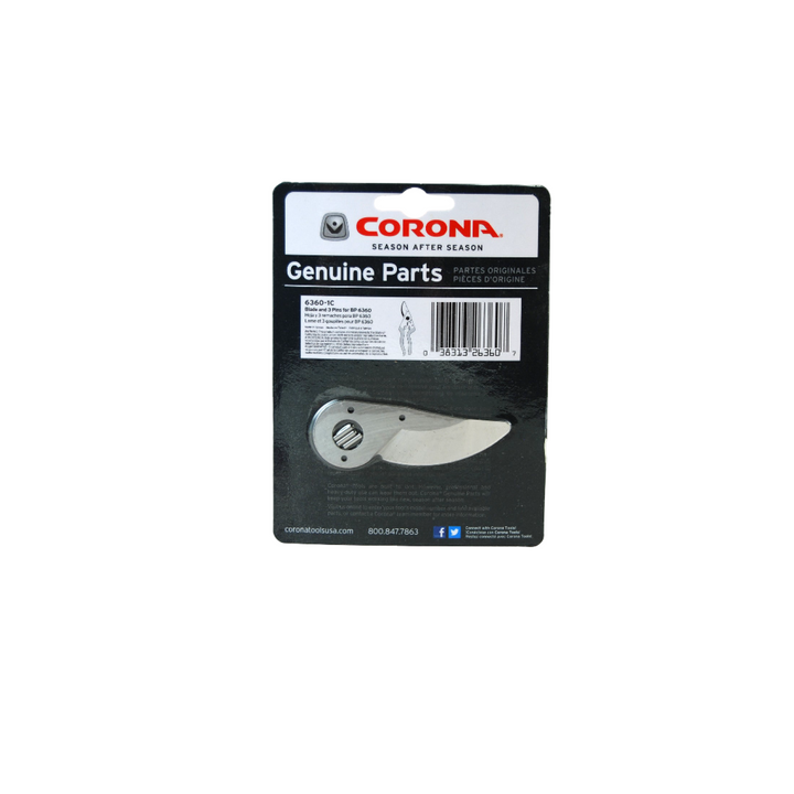Corona 6360-1C Replacement blade and pins for Bypass Pruner