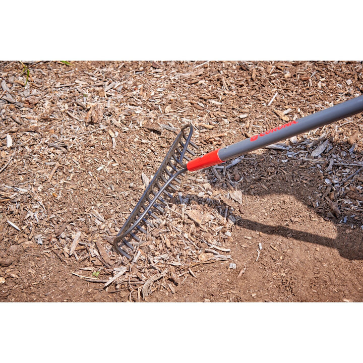 Corona RK16020 Forged Bow Rake, 16 Head, 16 Tines, Fiberglass Handle