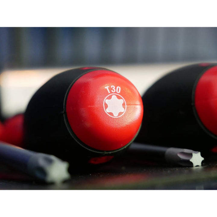 Wiha Tools 36294 SoftFinish TORX Screwdriver Set, T6 - T30, 8 Pc.