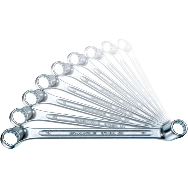 Stahlwille 96410405 20/8 Double ended ring Spanner Set