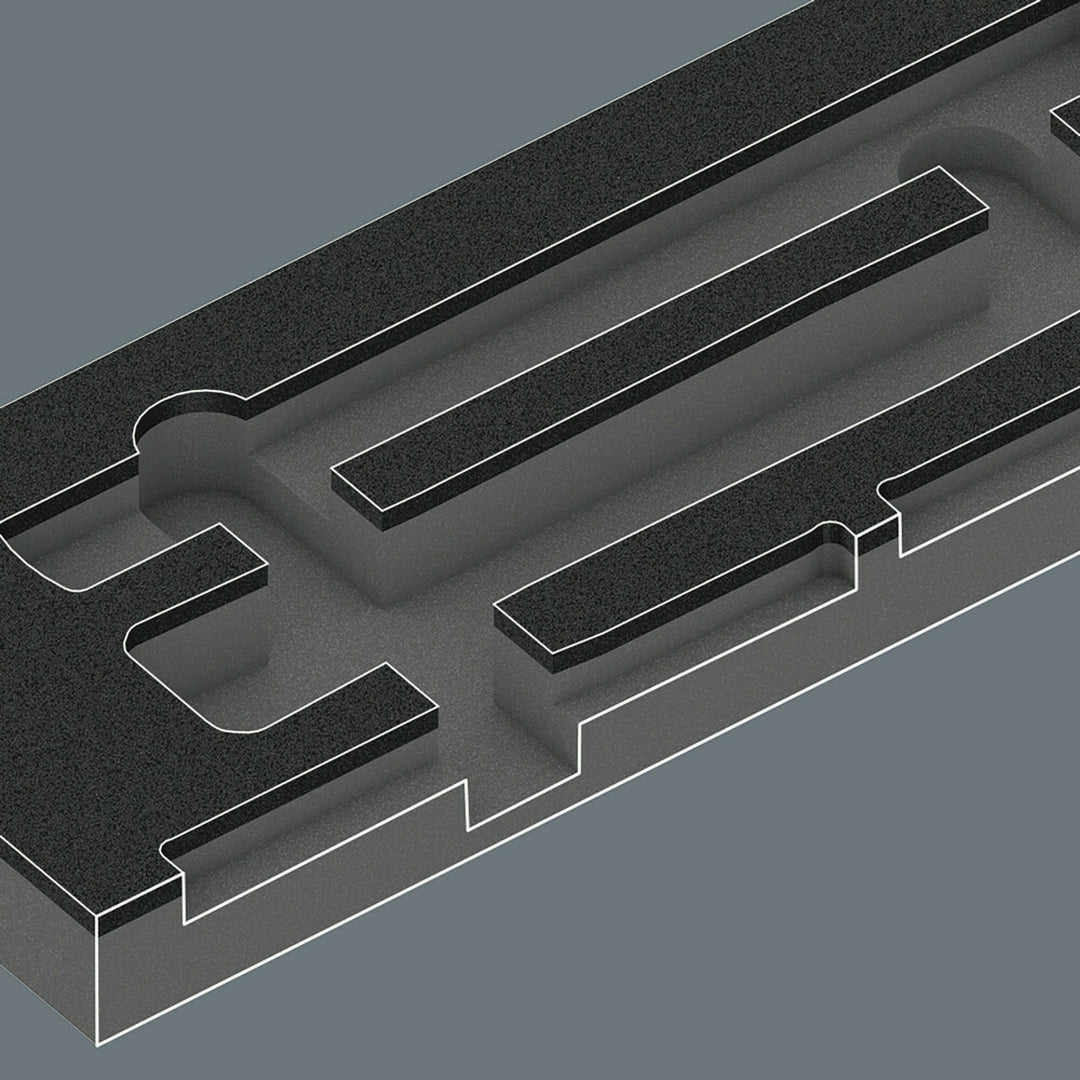 Wera 9782 Foam insert hammer set 1, 6 pieces