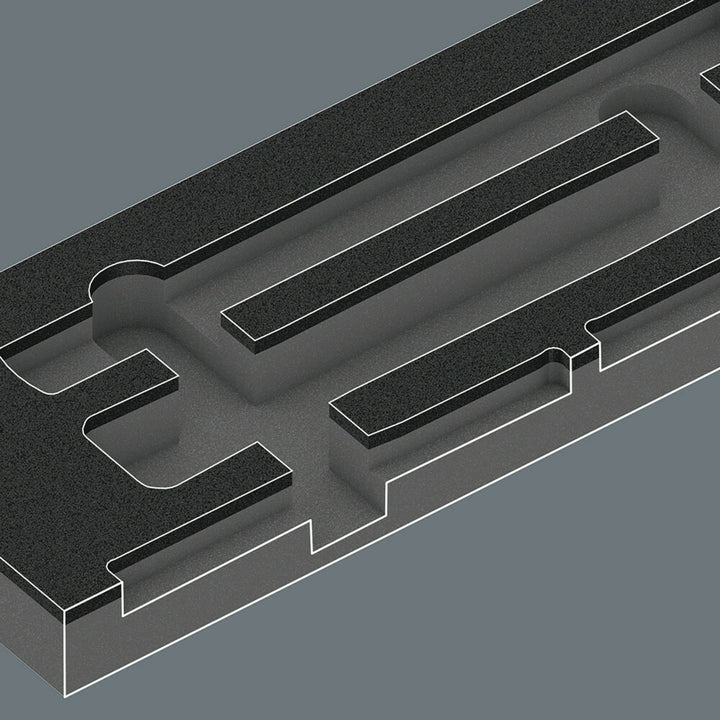 Wera 9782 Foam insert hammer set 1, 6 pieces