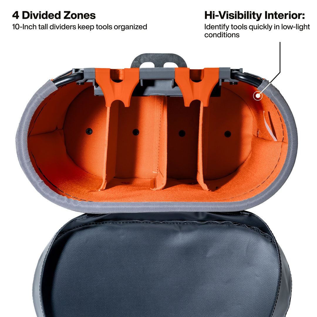 Klein Tools BC530S Deep Oval Bucket, S-Hook