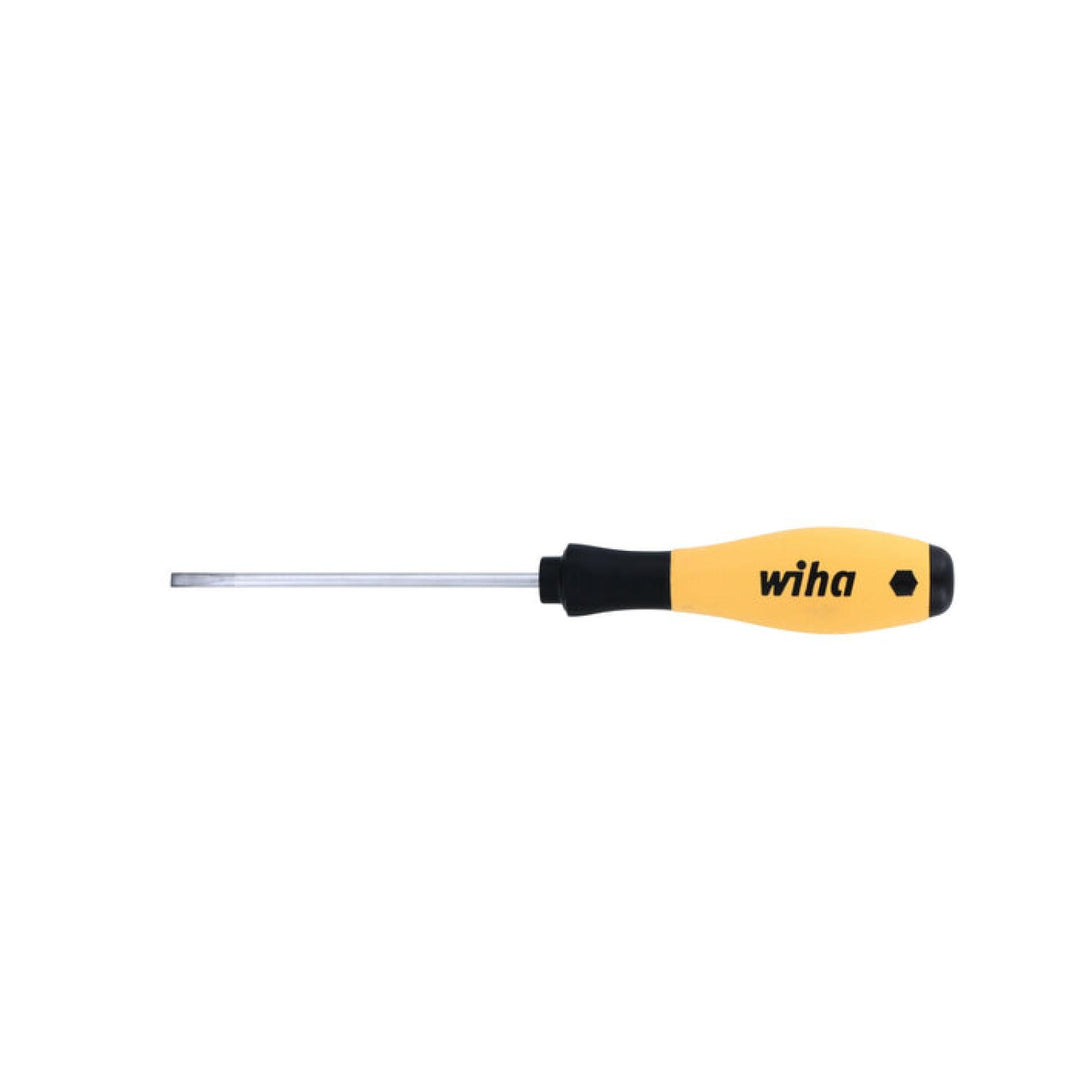 Wiha Tools 30244 ESD SoftFinish Slotted Screwdriver, 4.0 mm x 100 mm