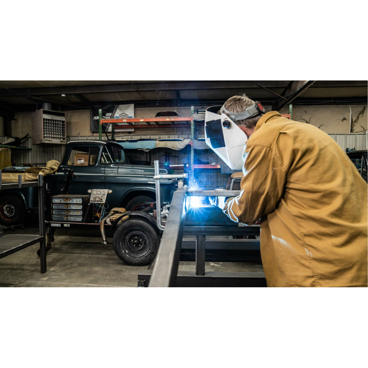 Bessey GS16-12K Clamp, welding, F-style, crimped on swivel pad, 6 In. x 4.75 In., 1000 lb