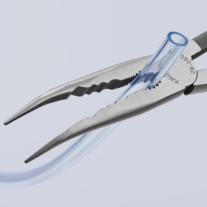 Knipex 28 81 280 11" Extra Long Needle-Nose 45° Angled Pliers