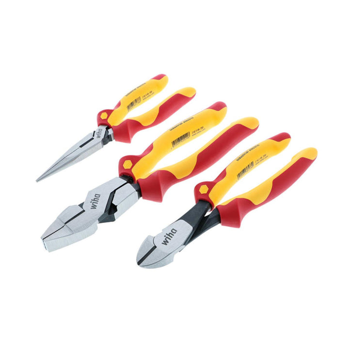 Wiha Tools 32968 Insulated Pliers and Cutters Set, 3 Pc.