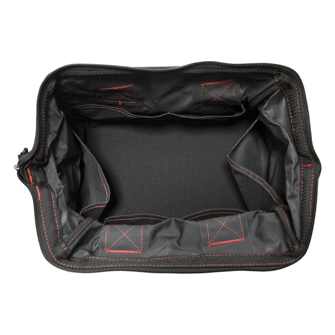 Platinum Tools 4006 Tool Bag, Big Mouth with 6 Pockets