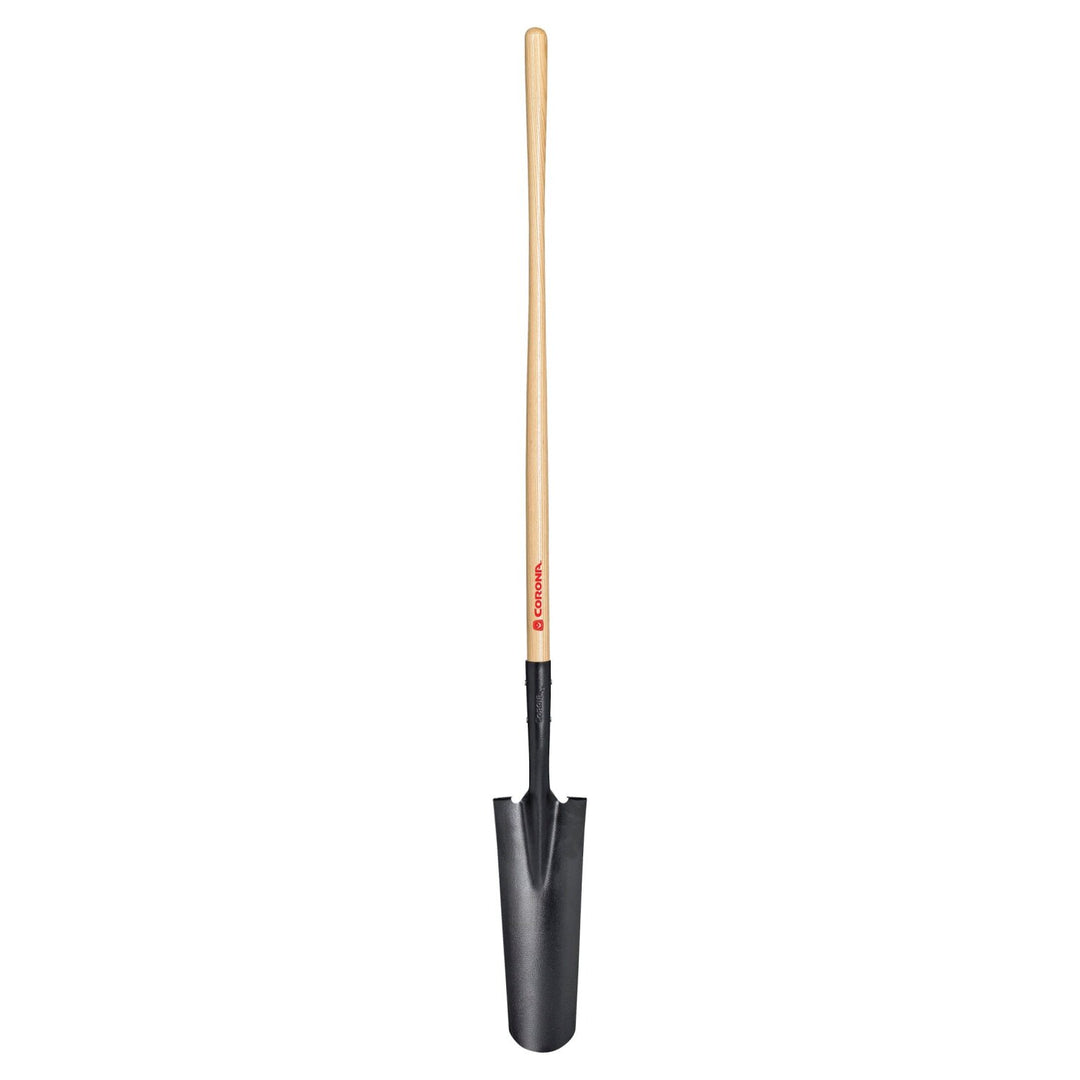 Corona SS 28000 Drain Spade Shovel, 15-Gauge, 48 in. Wood Handle
