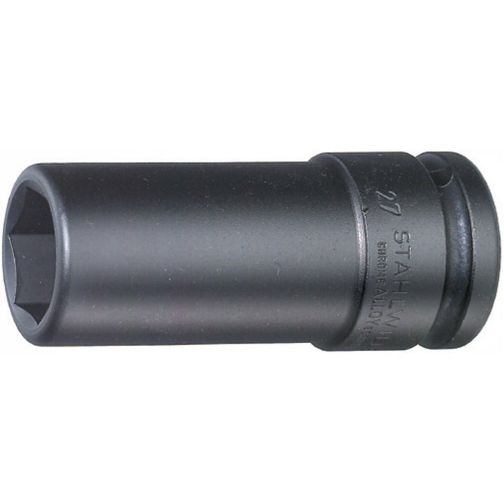 Stahlwille 25090030 2509 3/4" 6-pt Extra Deep Impact Socket, 30 mm